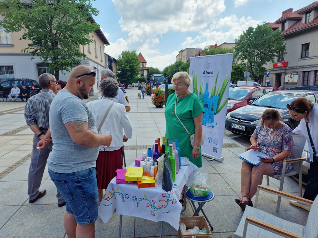 Niedziela dla Zdrowia na rynku w Krzeszowicach