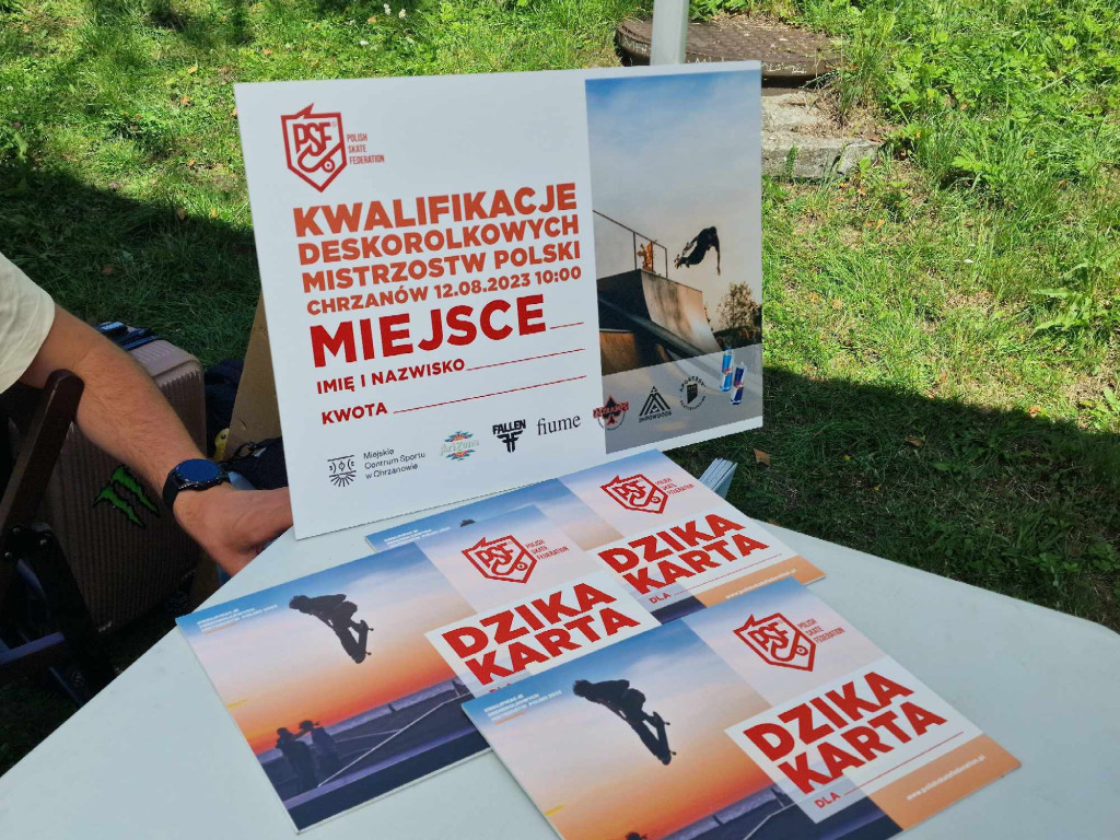 Kwalifikacje Deskorolkowych Mistrzostw Polski - Chrzanów 12.08.2023r.
