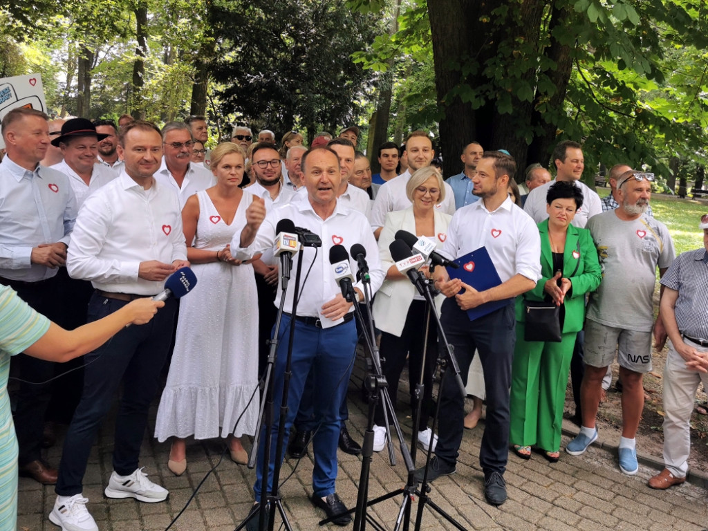 Parlamentarzyści i kandydaci do Sejmu z listy Koalicji Obywatelskiej w Chrzanowie