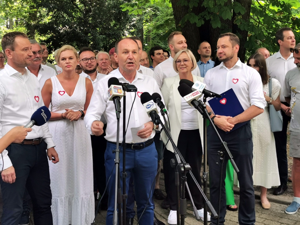 Parlamentarzyści i kandydaci do Sejmu z listy Koalicji Obywatelskiej w Chrzanowie
