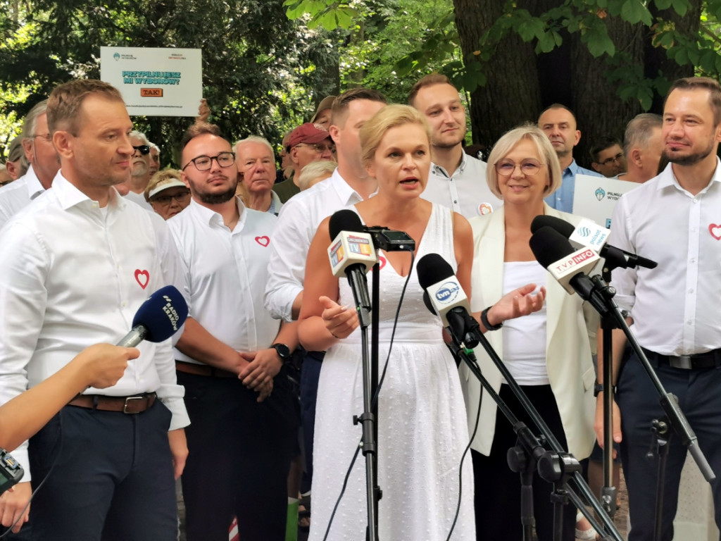 Parlamentarzyści i kandydaci do Sejmu z listy Koalicji Obywatelskiej w Chrzanowie