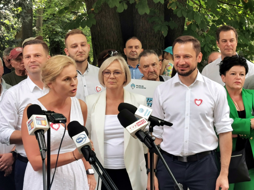 Parlamentarzyści i kandydaci do Sejmu z listy Koalicji Obywatelskiej w Chrzanowie