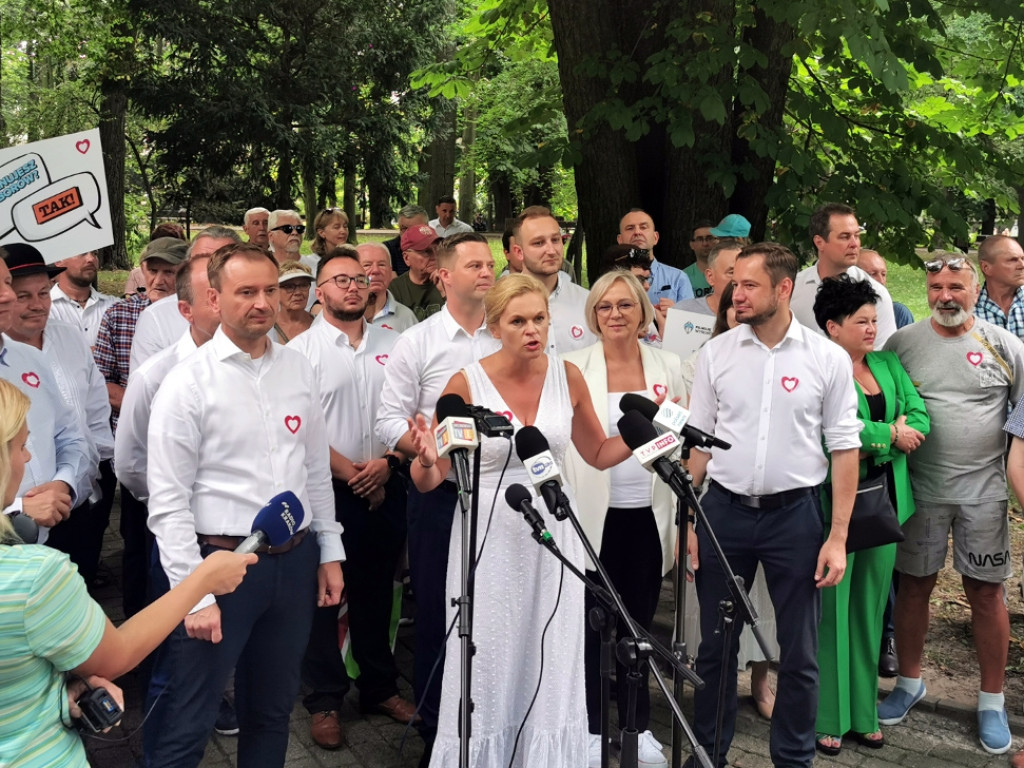 Parlamentarzyści i kandydaci do Sejmu z listy Koalicji Obywatelskiej w Chrzanowie