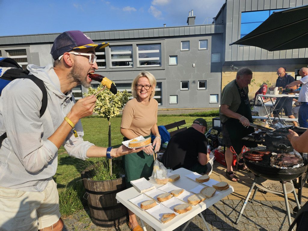 Szymon Hołownia na pikniku wyborczym w Chrzanowie