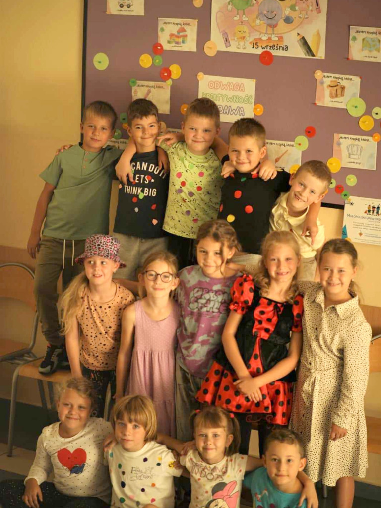 Dzień Kropki w szkole w Młoszowej