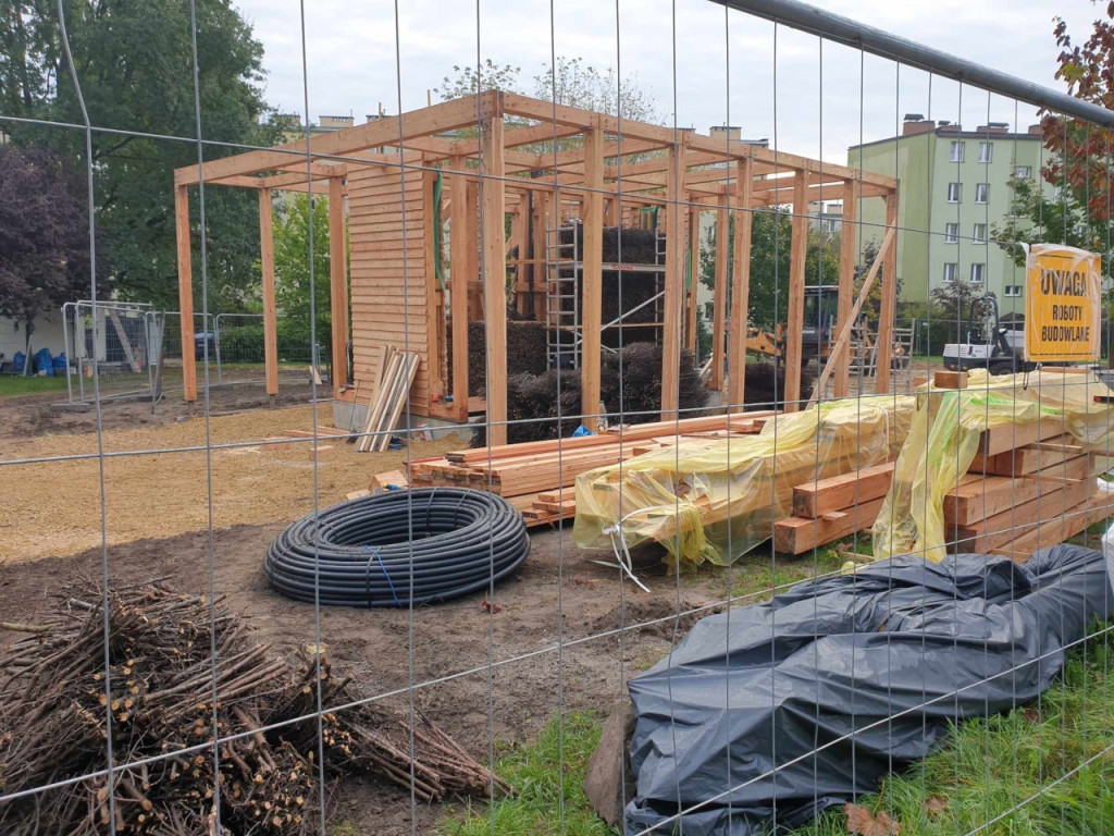 Budowa tężni w Chrzanowie 11.10.2023