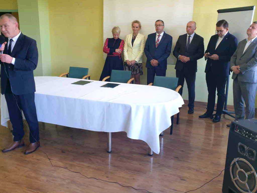 Podpisanie umowy na dofinansowanie termomodernizacji szpitala w Chrzanowie 12.10.2023