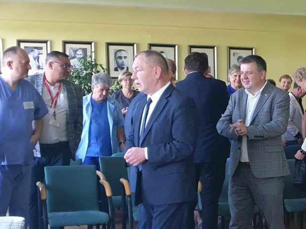 Podpisanie umowy na dofinansowanie termomodernizacji szpitala w Chrzanowie 12.10.2023
