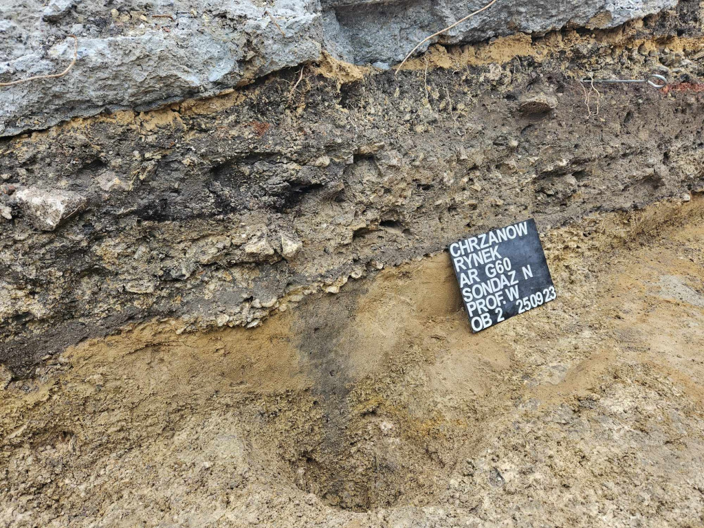 Badania archeologiczne na Rynku w Chrzanowie