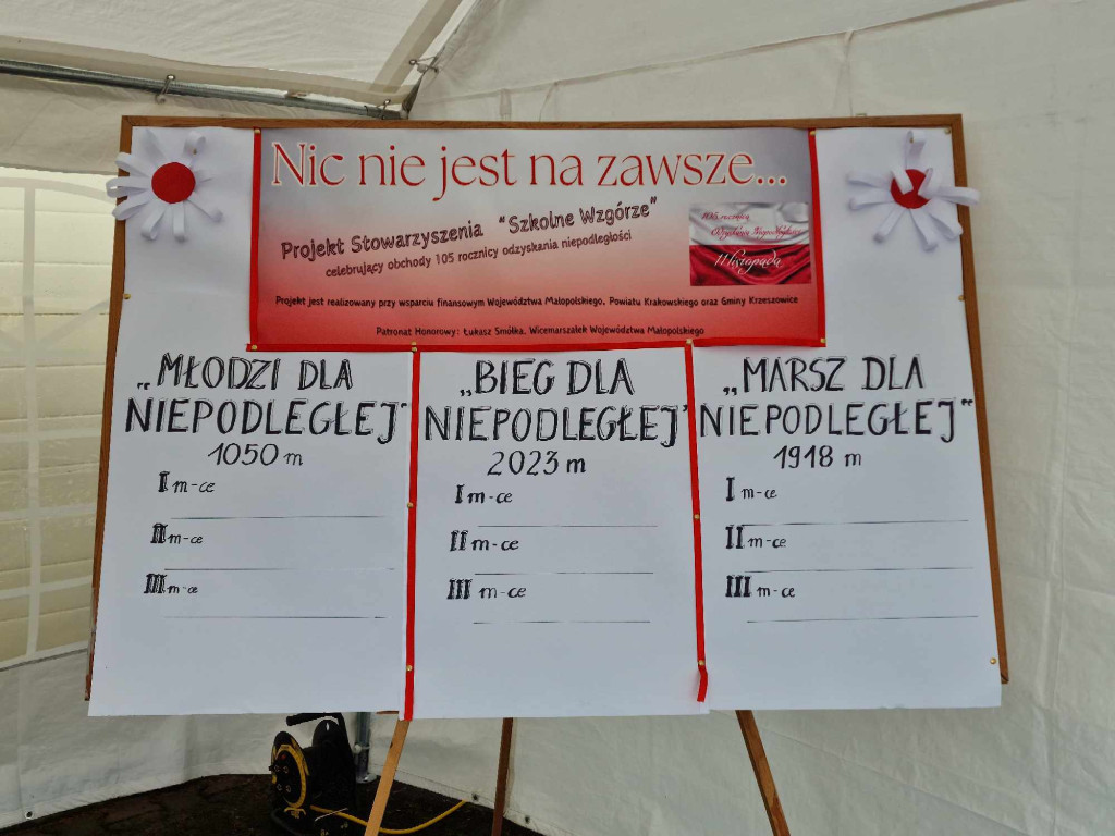 Bieg i Marsz w Nowej Górze - 12.11.2023r.