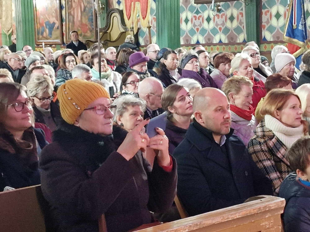 Alicja Węgorzewska oraz Maciej Miecznikowski w Mętkowie - 25.11.2023r.