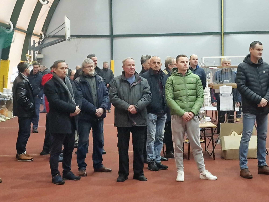 Wystawa najładniejszych gołębi w województwie małopolskim w hali sportowej w Żarkach - 02.12.2023r.