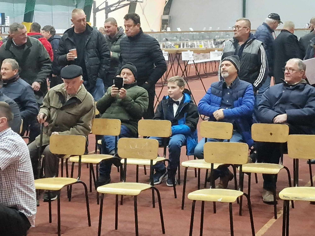 Wystawa najładniejszych gołębi w województwie małopolskim w hali sportowej w Żarkach - 02.12.2023r.
