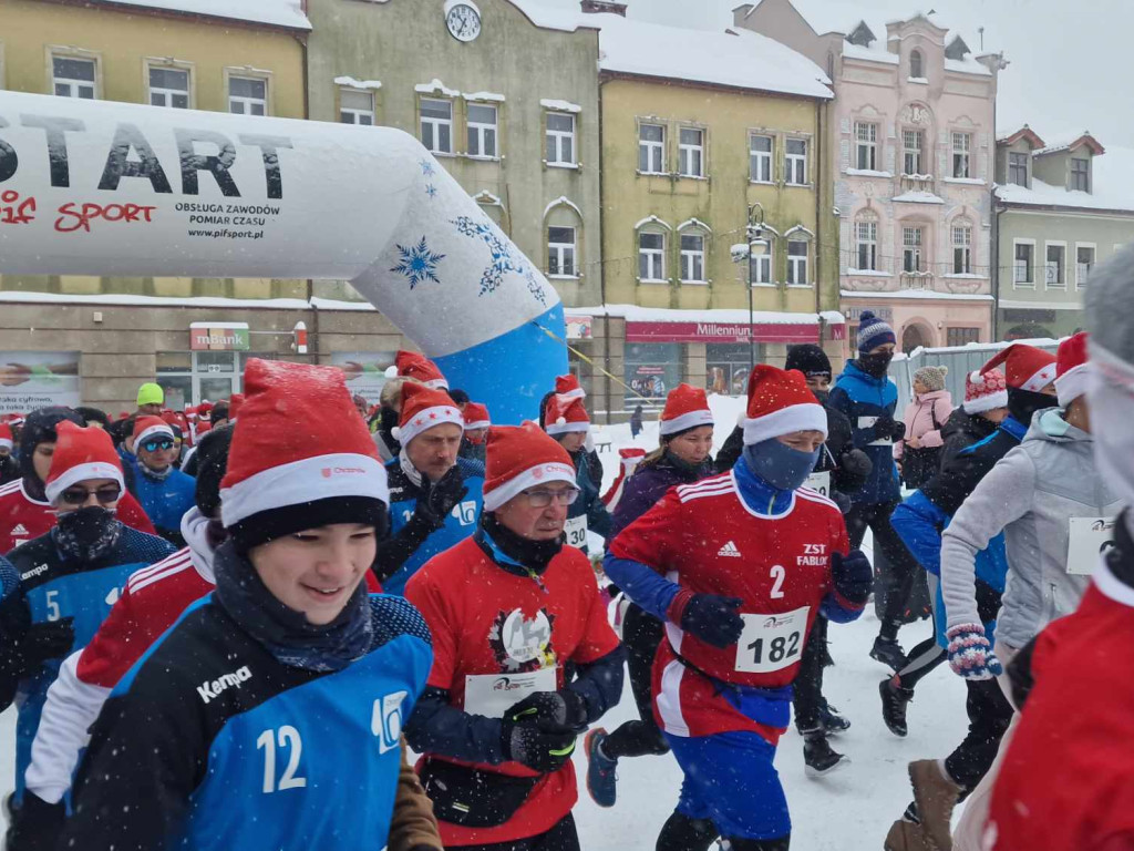 Bieg Świętego Mikołaja na Rynku w Chrzanowie - 03.12.2023r.