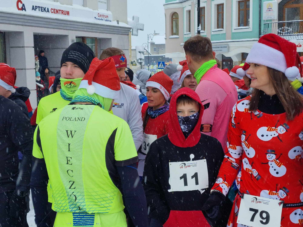 Bieg Świętego Mikołaja na Rynku w Chrzanowie - 03.12.2023r.