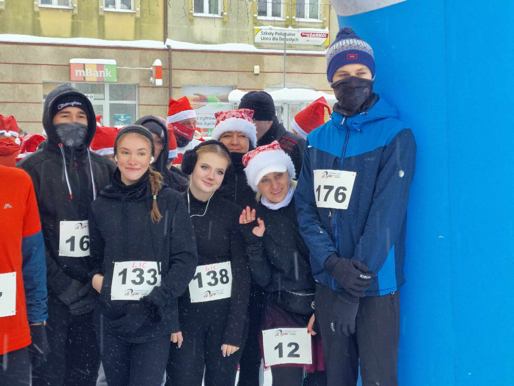 Bieg Świętego Mikołaja na Rynku w Chrzanowie - 03.12.2023r.