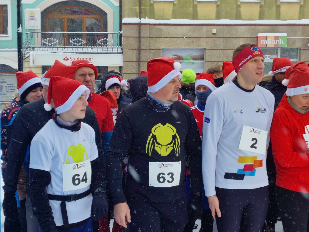 Bieg Świętego Mikołaja na Rynku w Chrzanowie - 03.12.2023r.