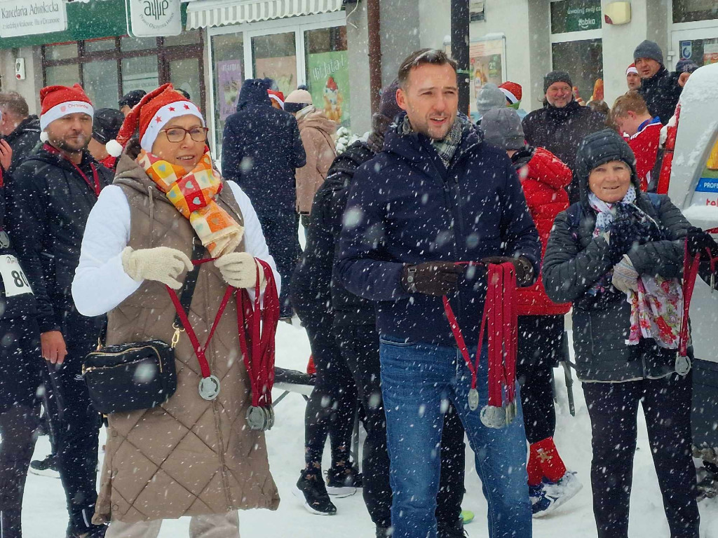Bieg Świętego Mikołaja na Rynku w Chrzanowie - 03.12.2023r.