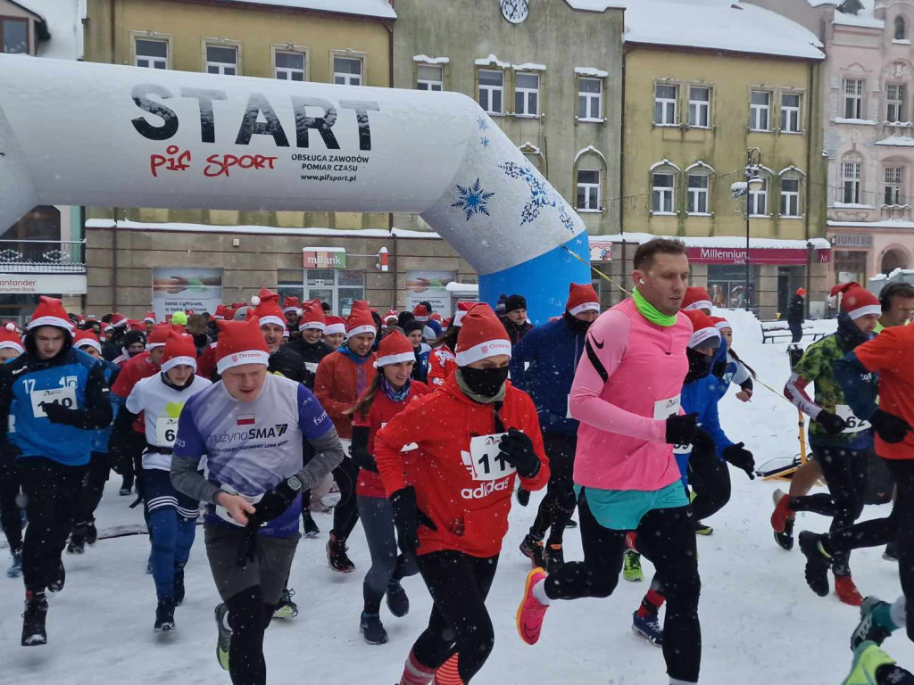 Bieg Świętego Mikołaja na Rynku w Chrzanowie - 03.12.2023r.