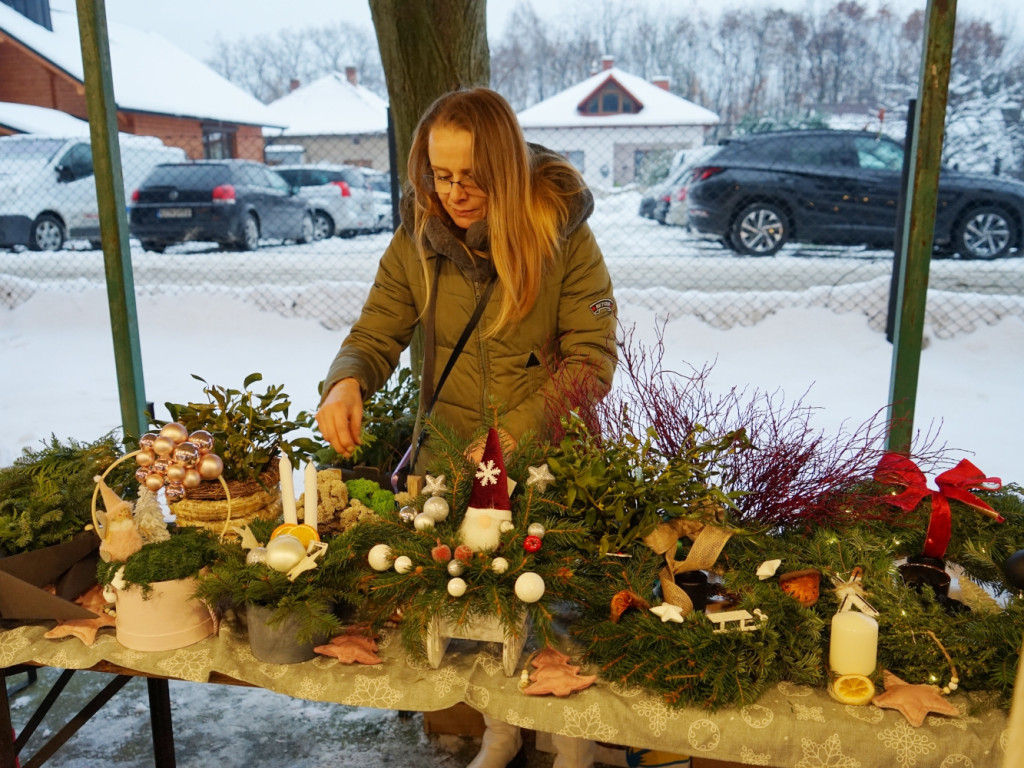 Świąteczne towary na jarmarku w Balinie - 10.12.2023