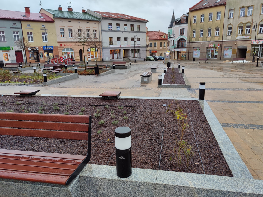 Rynek w Chrzanowie po remoncie - 21.12.2023