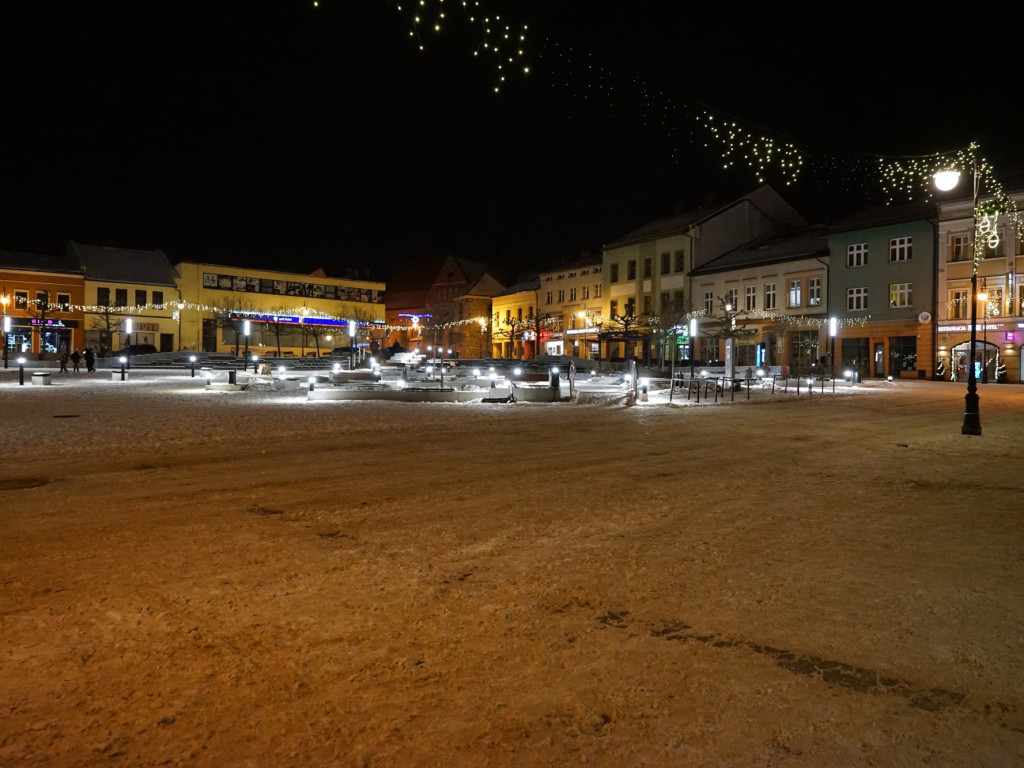 Chrzanowski Rynek nocą - 15.01.2024 r.