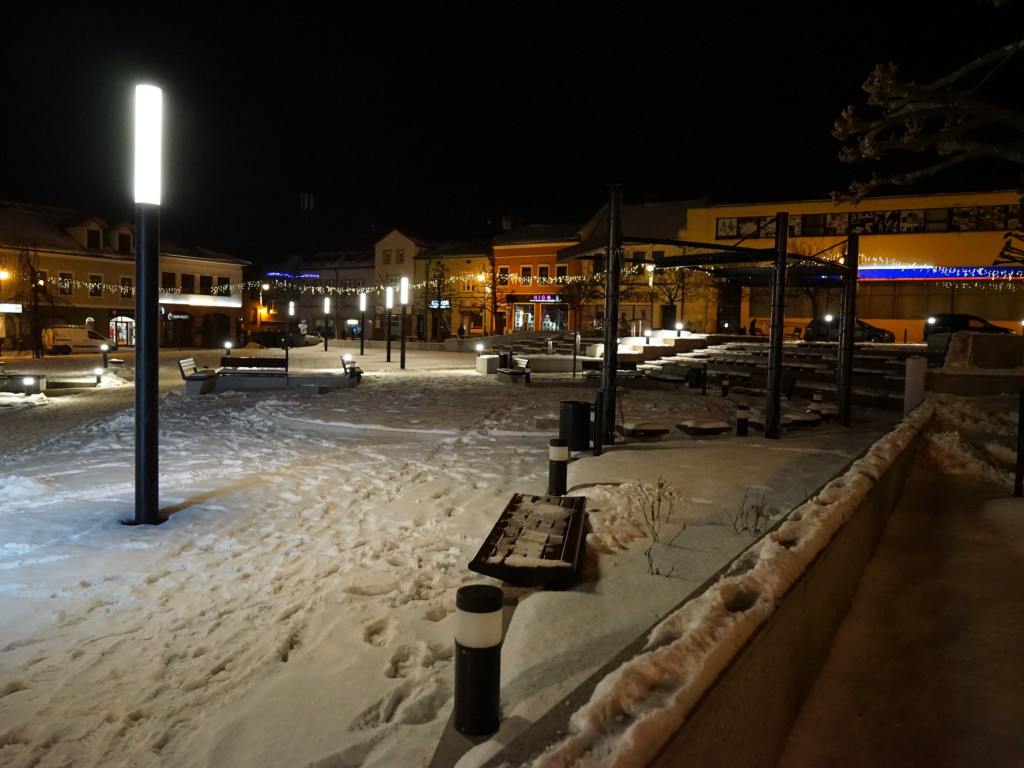 Chrzanowski Rynek nocą - 15.01.2024 r.