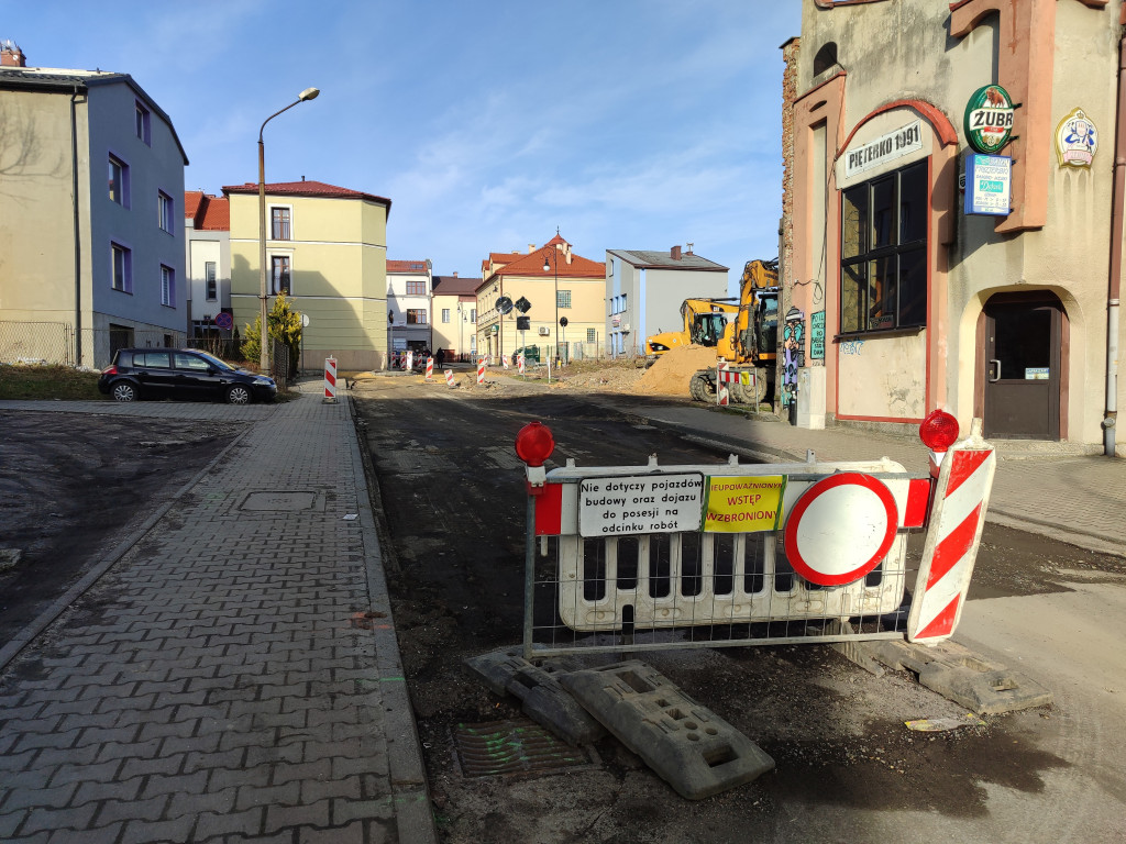 Jak wygląda remont Berka Joselewicza w Chrzanowie