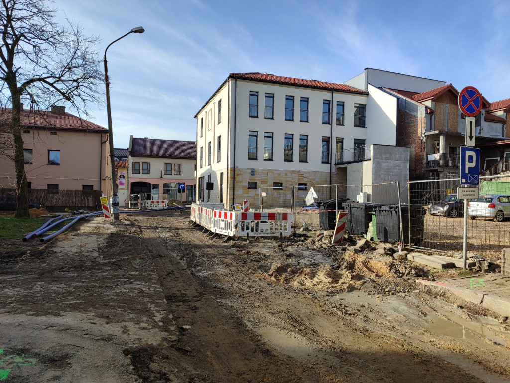 Jak wygląda remont Berka Joselewicza w Chrzanowie