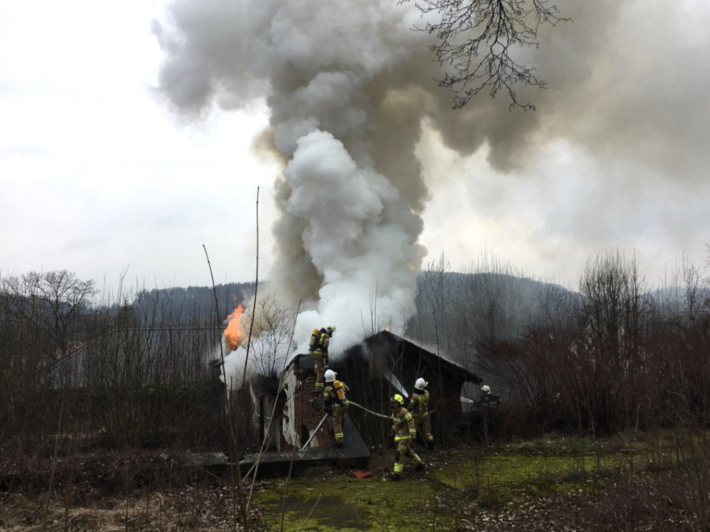 Pożar w Krzeszowicach 7.03.2024