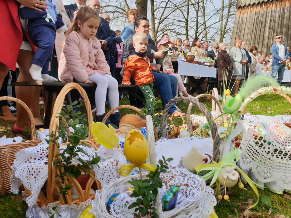Święcenie pokarmów w skansenie w Wygiełzowie 30.03.2024