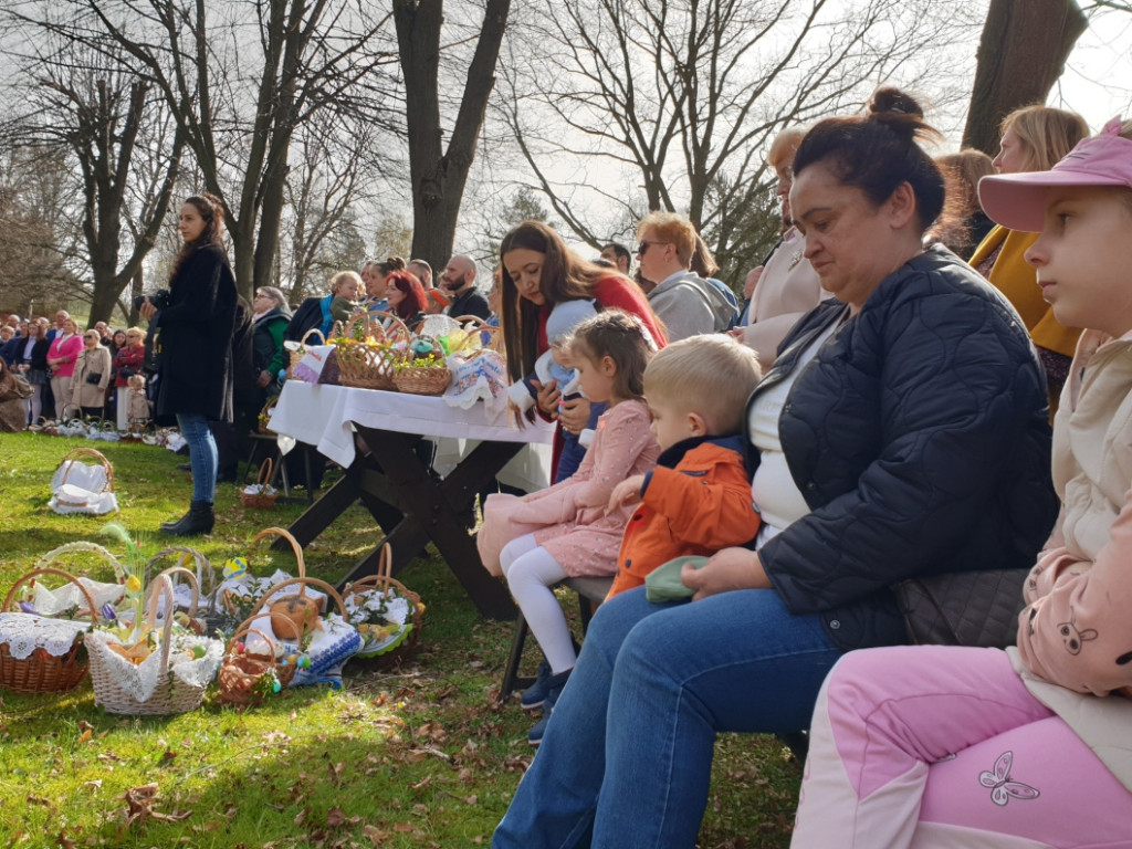 Święcenie pokarmów w skansenie w Wygiełzowie 30.03.2024