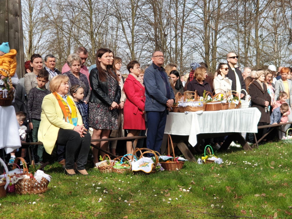 Święcenie pokarmów w skansenie w Wygiełzowie 30.03.2024