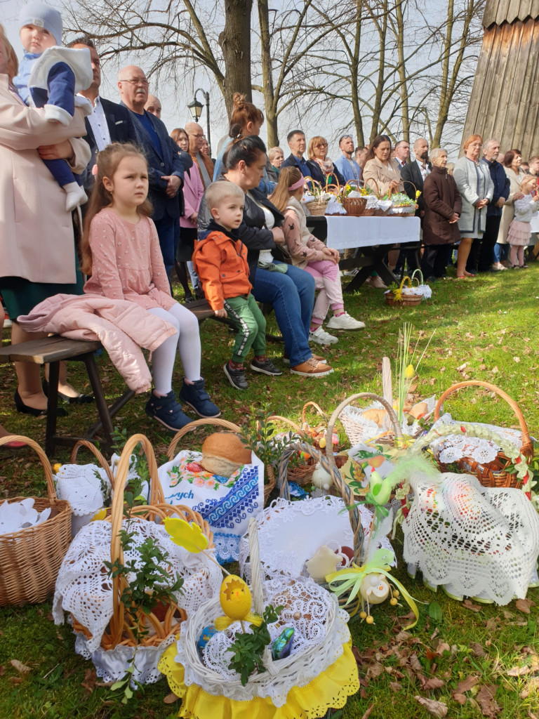 Święcenie pokarmów w skansenie w Wygiełzowie 30.03.2024