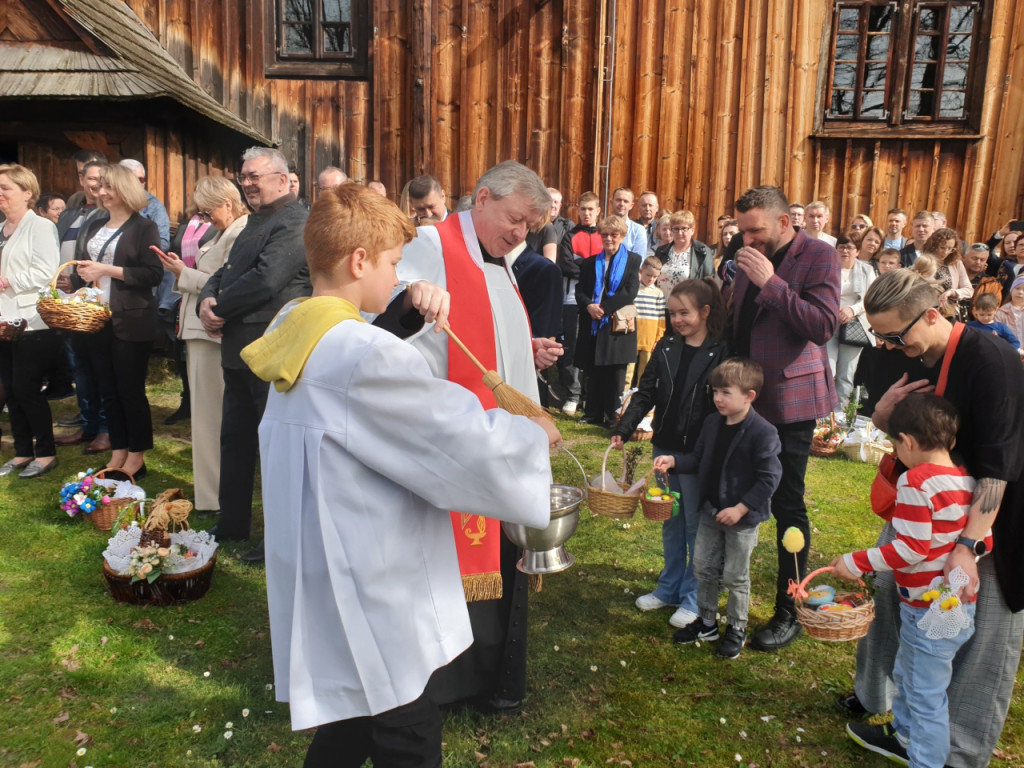 Święcenie pokarmów w skansenie w Wygiełzowie 30.03.2024