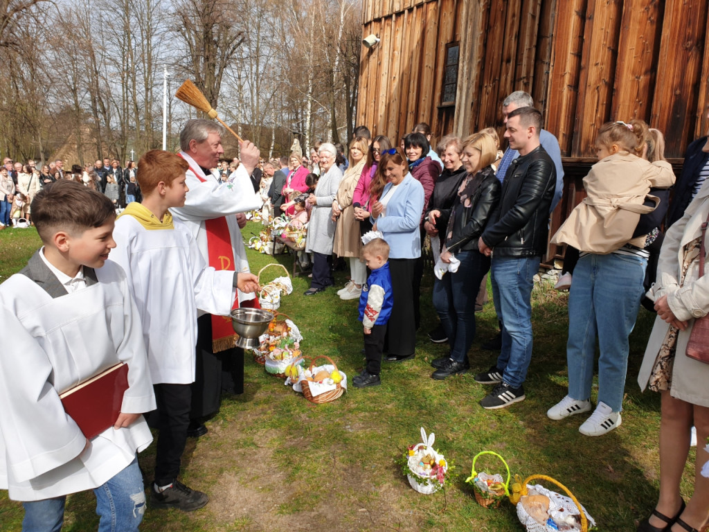 Święcenie pokarmów w skansenie w Wygiełzowie 30.03.2024
