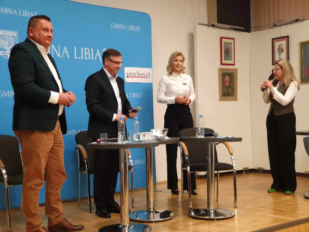 Debata z kandydatami na burmistrza Libiąża w LCK 2.04.2024