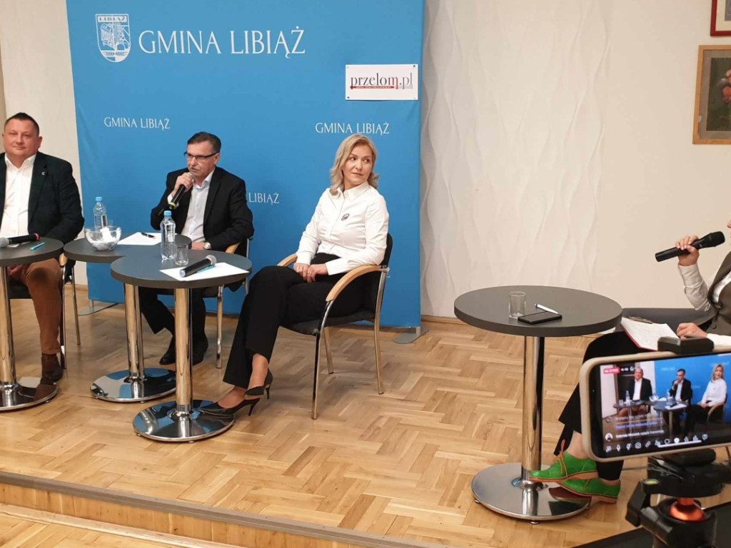 Debata z kandydatami na burmistrza Libiąża w LCK 2.04.2024