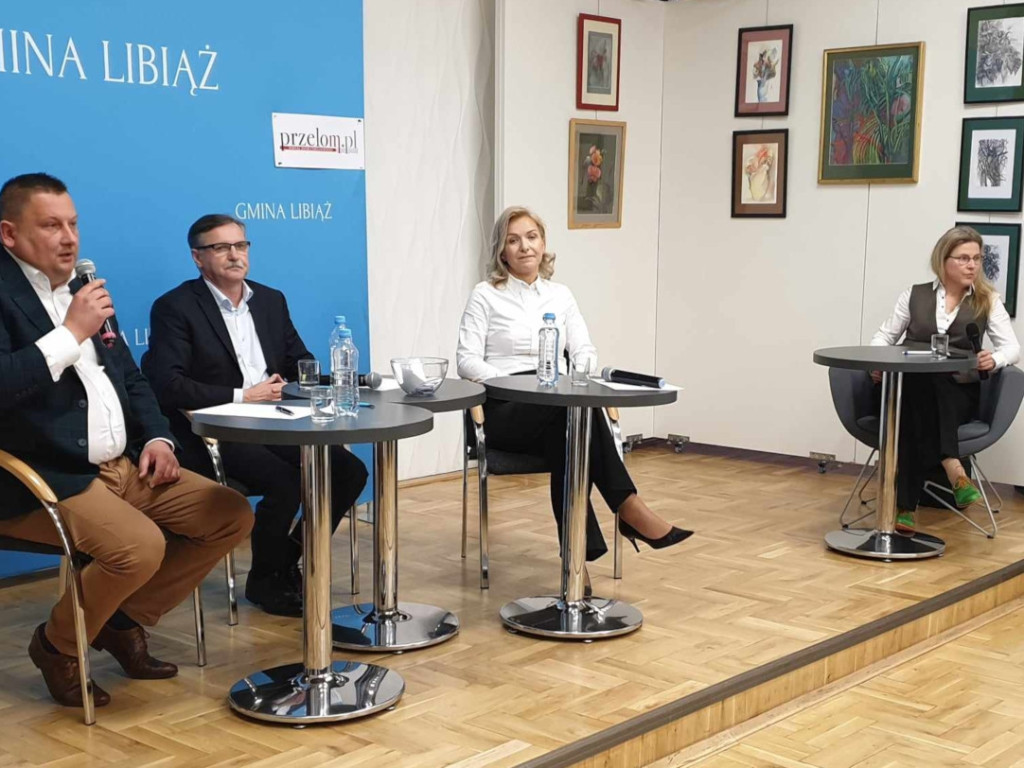 Debata z kandydatami na burmistrza Libiąża w LCK 2.04.2024