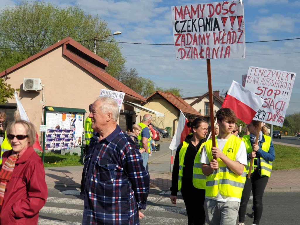 Protest w Tenczynku 12.04.2024