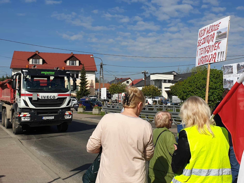 Protest w Tenczynku 12.04.2024