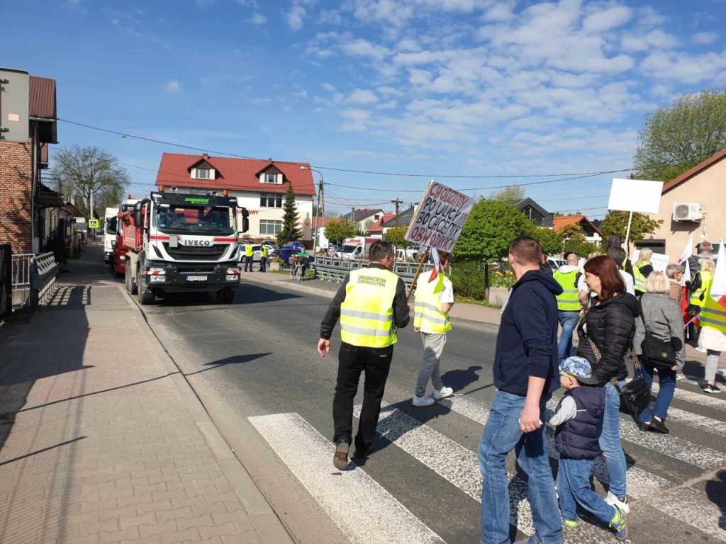 Protest w Tenczynku 12.04.2024