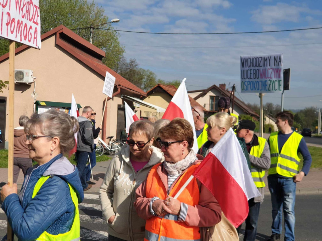 Protest w Tenczynku 12.04.2024