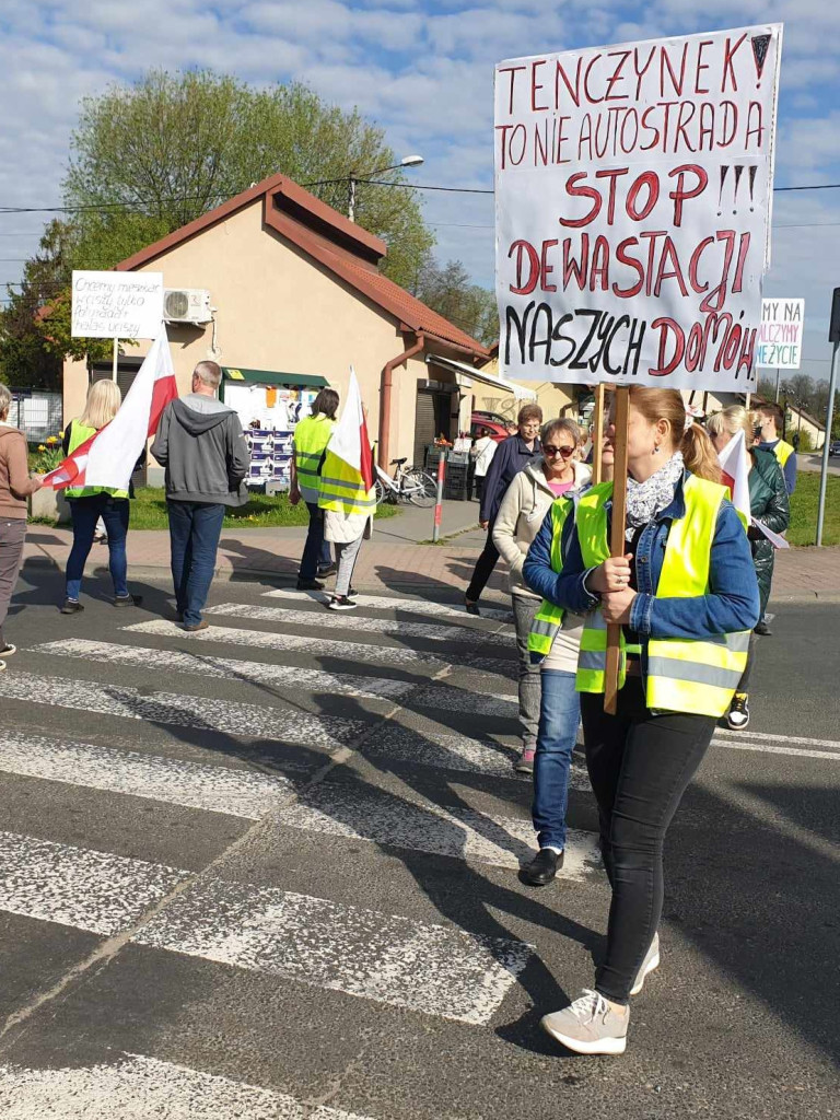 Protest w Tenczynku 12.04.2024