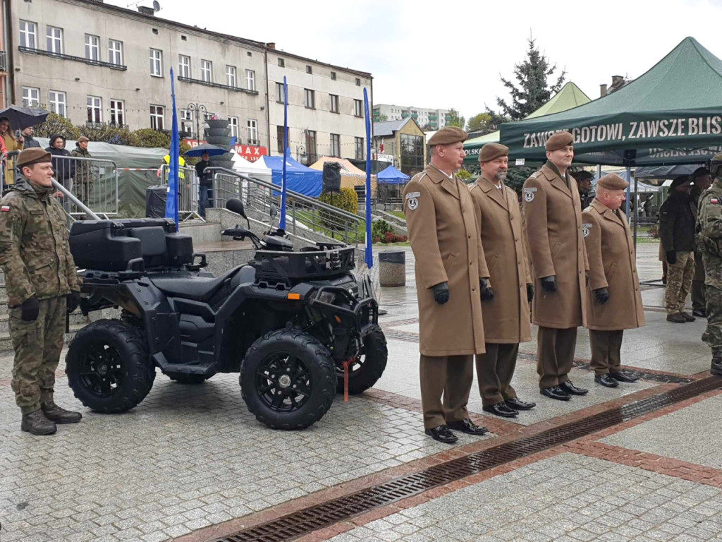 Przysięga żołnierzy WOT w Trzebini 20.04.2024