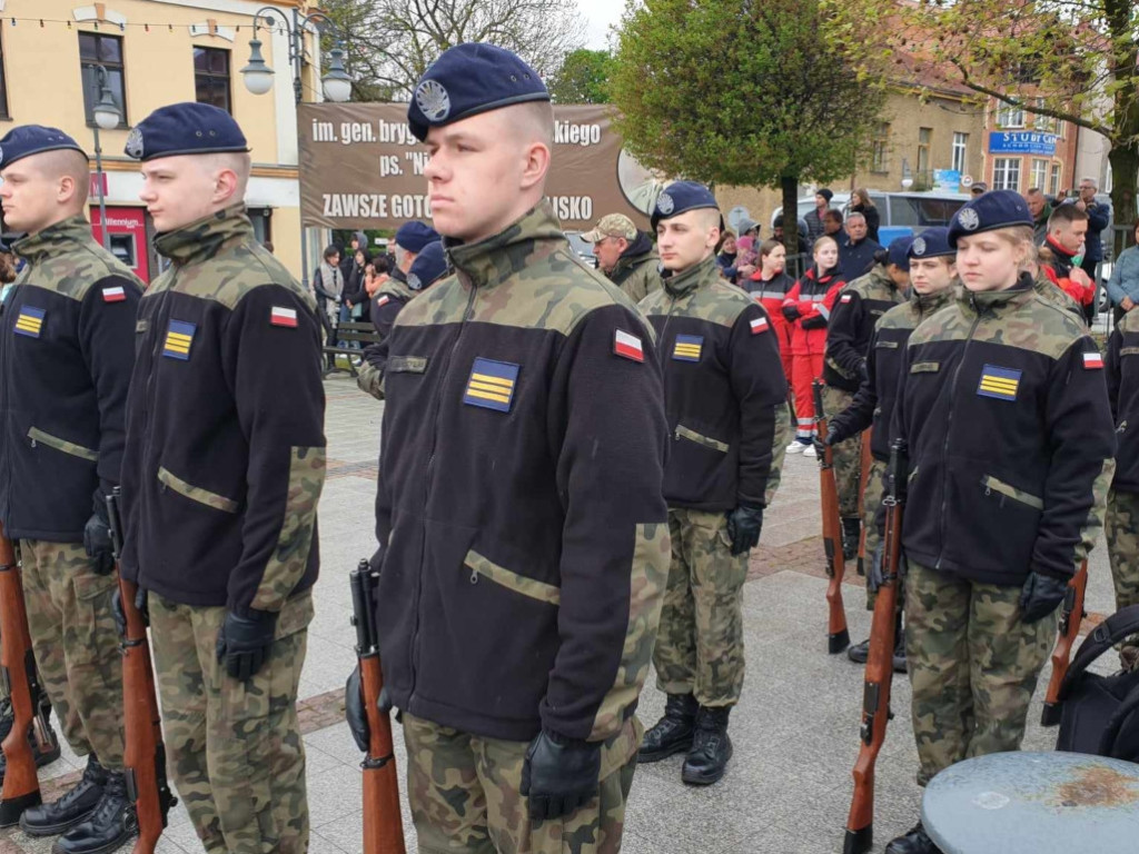 Przysięga żołnierzy WOT w Trzebini 20.04.2024