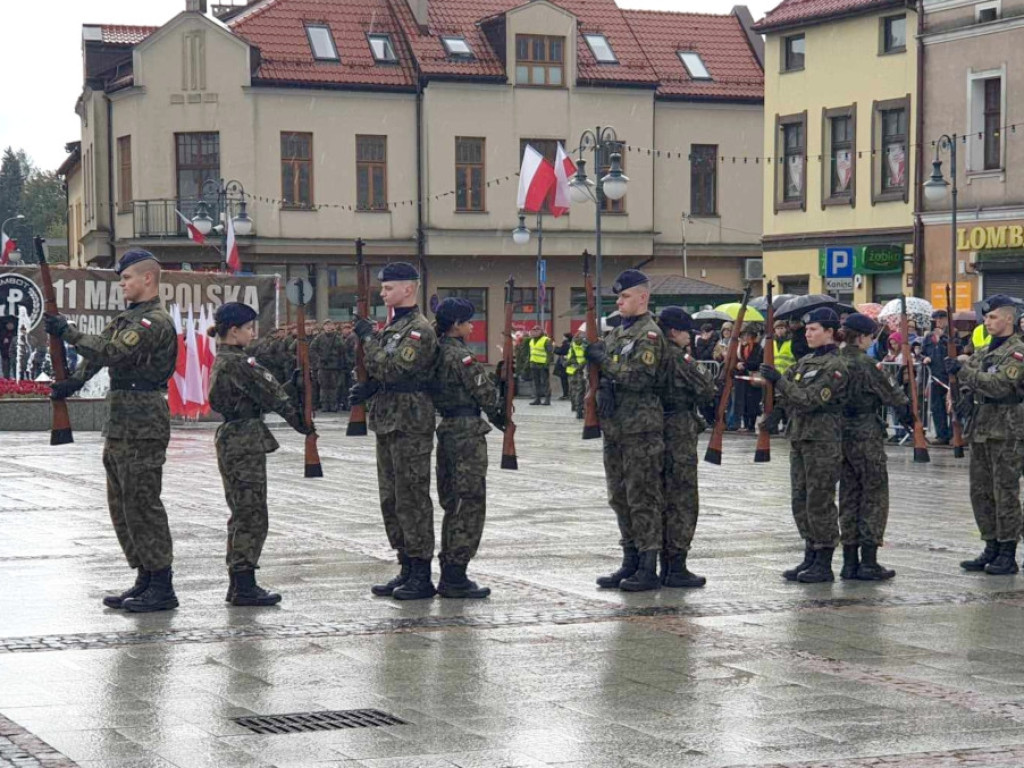 Przysięga żołnierzy WOT w Trzebini 20.04.2024