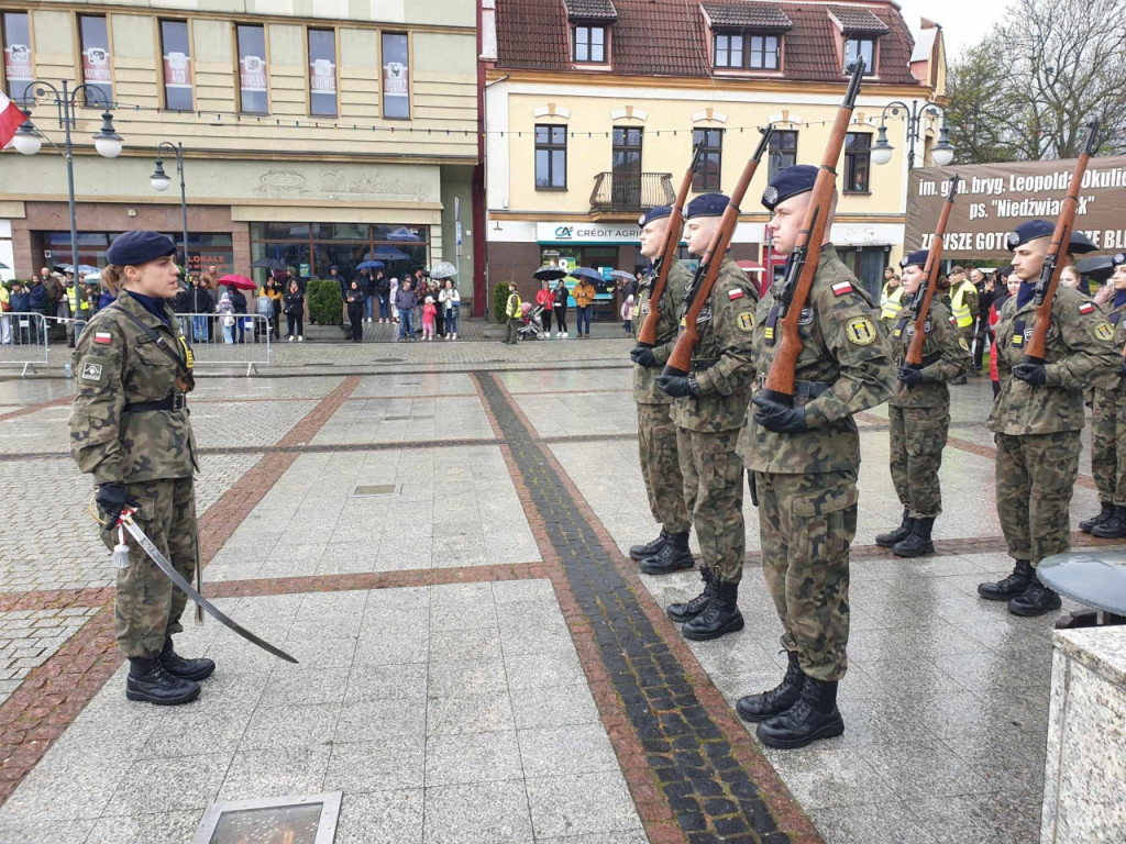 Przysięga żołnierzy WOT w Trzebini 20.04.2024