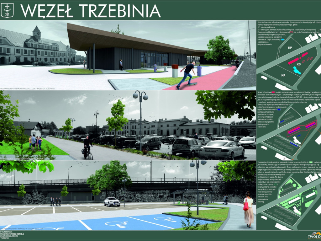 Rozpoczyna się budowa centrum przesiadkowego w Trzebini 18.06.2024