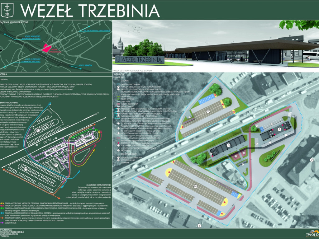 Rozpoczyna się budowa centrum przesiadkowego w Trzebini 18.06.2024